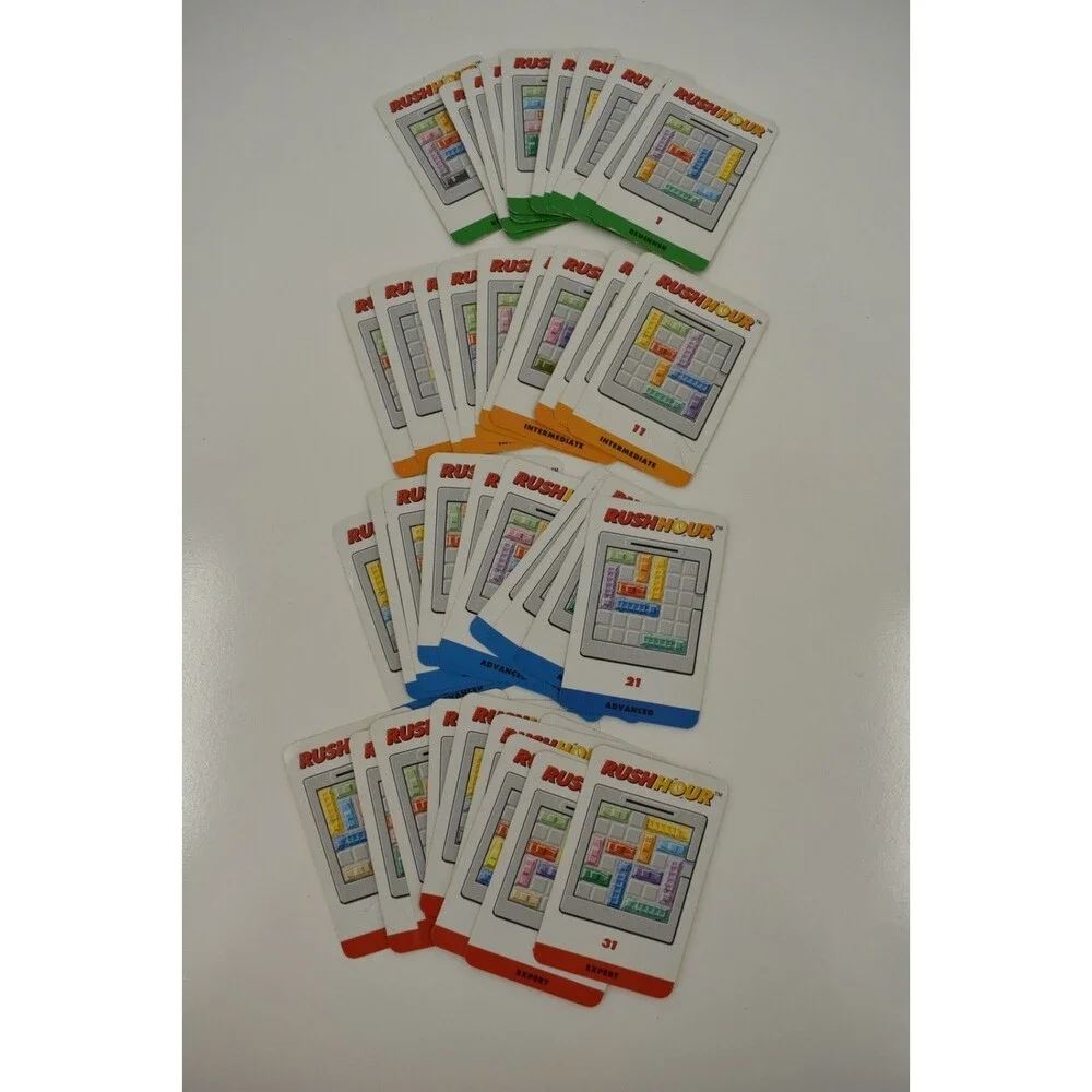Vintage Binary Arts Rush Hour Traffic Jam Game 100% Complete 40 Cards 1996